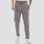 Men Solid Mid-Rise Cotton Track Pants