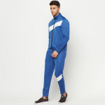 Men Colourblocked Stretchable Tracksuit